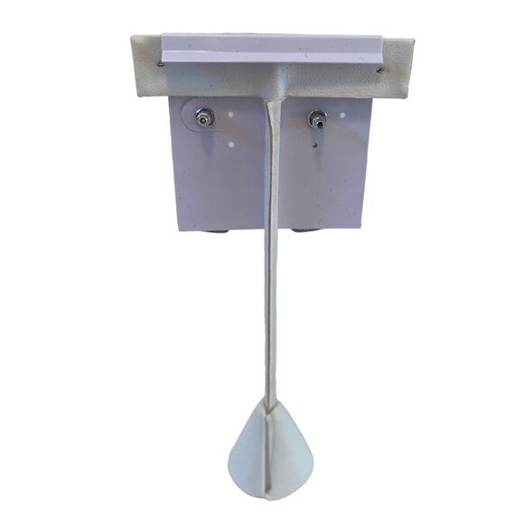 Vintage Mixed Metal Rectangular Drop Earrings. - Picture 4 of 6